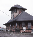 Buffalo, Rochester & Pittsburgh / West Rochester (Brooks Avenue Station), New York (4/9/1971)