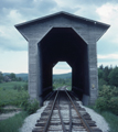 St. Johnsbury & Lamoille County / Wolcott (Fisher Covered Railroad Bridge), Vermont (6/3/1976)